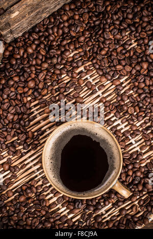 Pausa caffè concetto, tazza di caffè Foto Stock