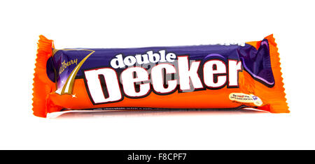 Double Decker chocolate bar attualmente prodotte da Cadbury's Foto Stock