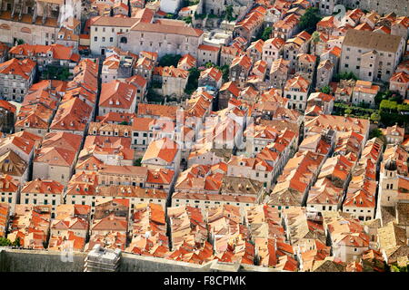 Paese vecchio di Dubrovnik, Croazia Foto Stock