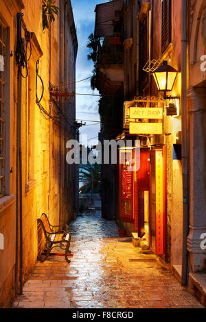 Isola di Korcula, Dalmazia, Croazia, Europa Foto Stock