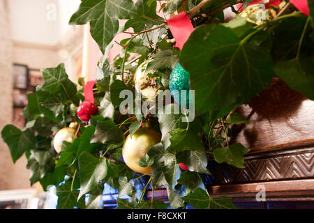 In casa natale decorazione a Mantello Foto Stock