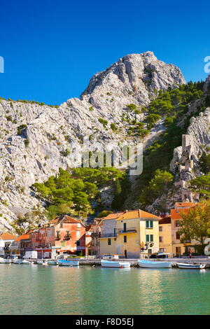 Omis - Riviera di Makarska, Croazia Foto Stock