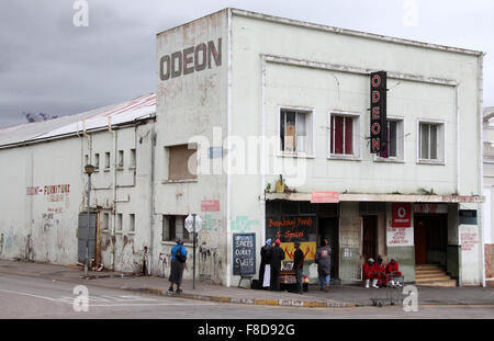 Cinema Odeon edificio a Grahamstown nella provincia del Capo orientale del Sud Africa Foto Stock
