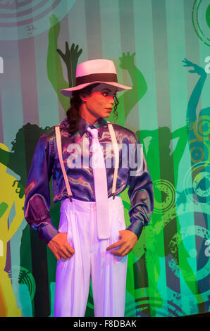 Un waxwork di Michael Jackson presso il il museo di Madame Tussauds di Las Vegas Foto Stock