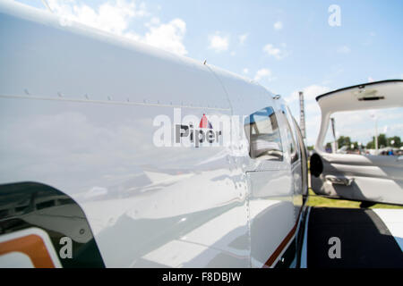 Piper aereo logo sul lato di un aereo Foto Stock