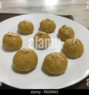 Indian dolce e speziato cibo leggero per la prima colazione Foto Stock