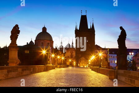 Prague Old Town cityscape, Repubblica Ceca, UNESCO Foto Stock