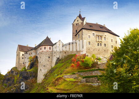 Il Castello di Loket, Repubblica Ceca, Europa Foto Stock