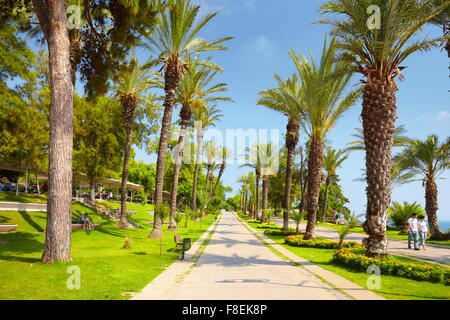 Street view a Kaleici vecchia Antalya Turchia Foto Stock