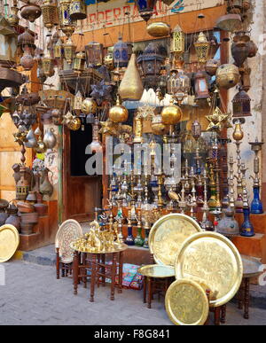 Egitto - Hurghada, bazaar nella parte vecchia della città Foto Stock