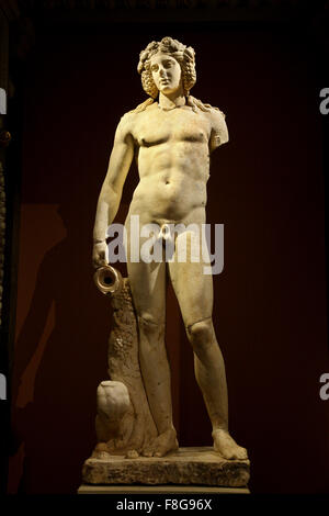 Statua di Dioniso - Bacco del Kunsthistorisches Museum ("Museo di Storia dell'Arte") a Vienna, Austria. Foto Stock