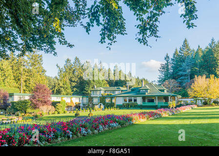 Butchart Gardens, Brentwood Bay, l'isola di Vancouver, British Columbia, Canada Foto Stock