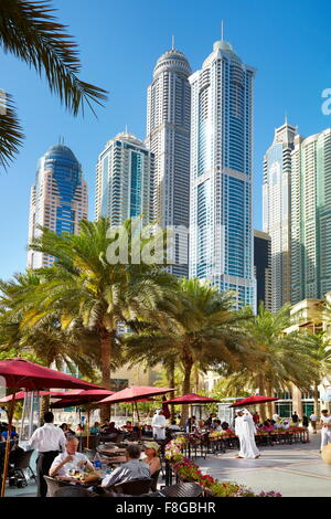 Dubai Marina - Emirati arabi uniti Foto Stock