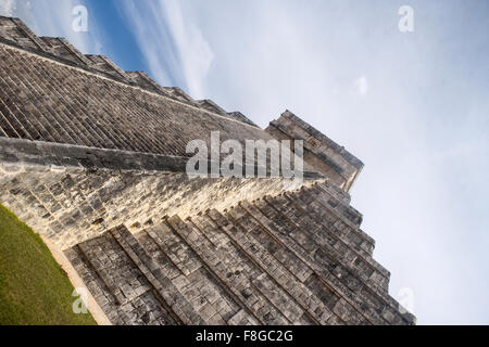 El Castillo tempio, Chichen Itza, Messico Foto Stock