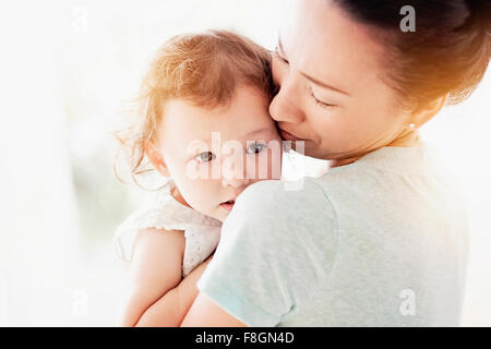 Azienda madre bimba Foto Stock