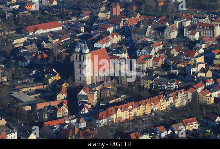 Schoenebeck, Germania. 08 Dic, 2015. La Chiesa di San Giovanni Battista a Bad Salzelman in Schoenebeck, Germania, 08 dicembre 2015. Foto: Jens WOLF/ZB/dpa/Alamy Live News Foto Stock