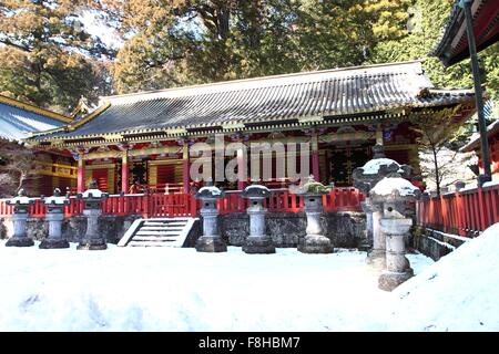 Al Santuario di Toshogu in Nikko Foto Stock