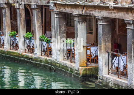 Splendida vista sulla città di Venezia in Italia con canal Foto Stock