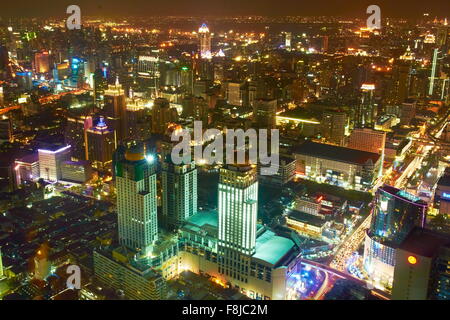 Thailandia - Bangkok, vista dal Bayoke Sky Tower Foto Stock