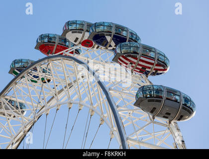 London Eye, London, England, Regno Unito Foto Stock
