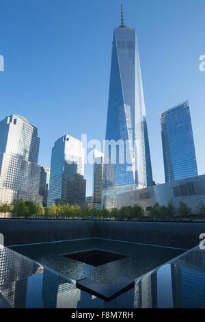 National September 11 Memorial & Museum di New York, Stati Uniti d'America Foto Stock