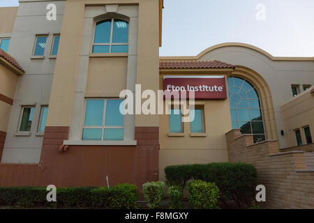 Gli edifici accademici in Dubai Knowledge City, Dubai Foto Stock