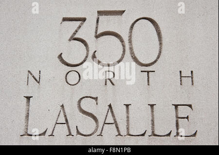 A nord La Salle Street Foto Stock