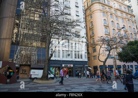 Occorrendo, quadrato Praca Floriano Peixoto, Rio de Janeiro, Brasile Foto Stock