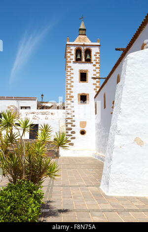 Isola di Fuerteventura, Betancuria - Cattedrale di Santa Maria de Betancuria, Città Vecchia, Spagna Isole Canarie Foto Stock