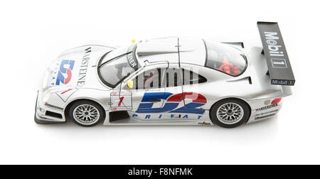 Mercedes CLK GTR Race Car su sfondo bianco Foto Stock