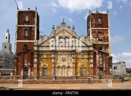 Grand Central moschea (architettura portoghese), Porto Novo, Benin Foto Stock