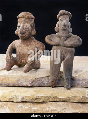 Pre colombiana Colima donna guerriero e realizzati circa 200 BC . Foto Stock