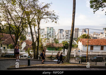 Parque das Ruínas centro culturale, Santa Teresa quartiere, Rio de Janeiro, Brasile Foto Stock