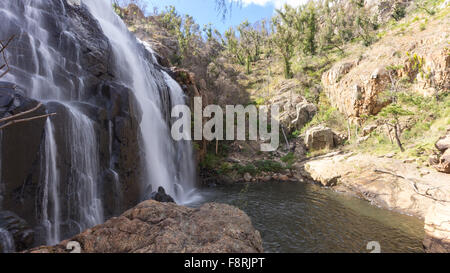 Cascata di MacKenzie, Parco Nazionale di Grampians, Victoria, Australia Foto Stock