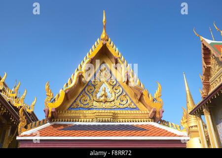 Thailandia - Bangkok, Wat Phra Kaeo, il Tempio del Buddha di Smeraldo Foto Stock