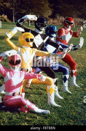 Mighty Morphin Power Rangers, Actionserie, USA 1993-1996, Darsteller: Walter Jones, Amy Jo Johnson, Austin San Giovanni, Thuy Trang, David Yost. Foto Stock