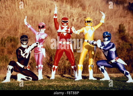 Mighty Morphin Power Rangers, Actionserie, USA 1993-1996, Darsteller: Walter Jones, Amy Jo Johnson, Austin San Giovanni, Thuy Trang, David Yost. Foto Stock