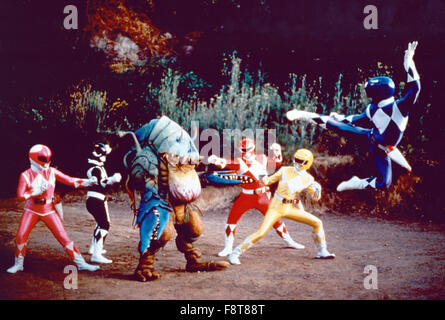 Mighty Morphin Power Rangers, Actionserie, USA 1993-1996, Darsteller: Walter Jones, Amy Jo Johnson, Austin San Giovanni, Thuy Trang, David Yost. Foto Stock