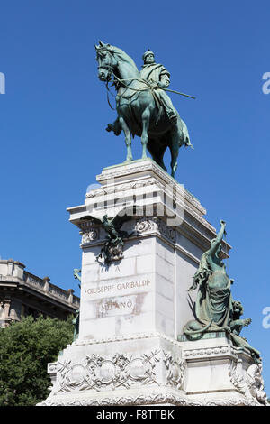 Giuseppe Garibaldi,1807 1882, italiano generale e uomo politico che ha giocato il ruolo centrale nella unificazione dell'Italia. Foto Stock