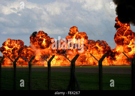 Di incendio e di esplosione Foto Stock