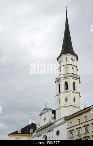 Torre presso il complesso di Hofburg di Vienna Foto Stock