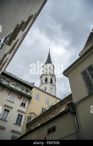 Torre presso il complesso di Hofburg di Vienna Foto Stock