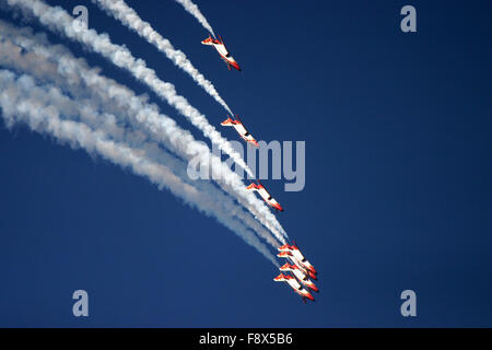 Acrobazia getti di visualizzazione Foto Stock