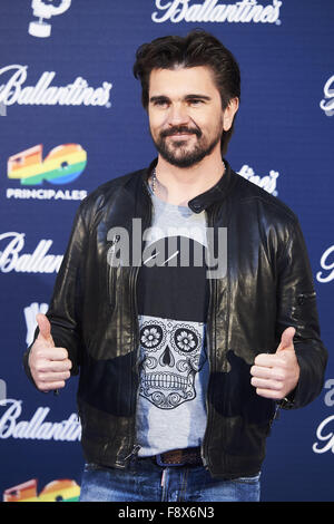 Madrid, Spagna. Undicesimo Dec, 2015. Juanes assiste '40 Principales Awards' 2015 photocall al Palacio de los Deportes il 11 dicembre 2015 a Madrid, Spagna. Credit: Jack Abuin/ZUMA filo/Alamy Live News Foto Stock