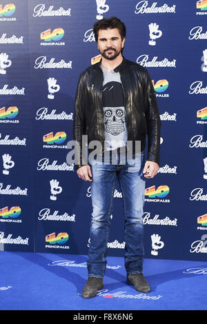 Madrid, Spagna. Undicesimo Dec, 2015. Juanes assiste '40 Principales Awards' 2015 photocall al Palacio de los Deportes il 11 dicembre 2015 a Madrid, Spagna. Credit: Jack Abuin/ZUMA filo/Alamy Live News Foto Stock