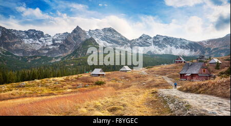 Gasienicowa Valley - Monti Tatra, Polonia Foto Stock