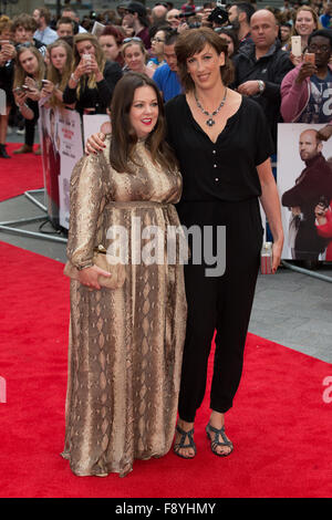 Melissa McCarthy, Miranda Hart assiste la premiere europeo di "PY" tenutasi presso l' Odeon Leicester Square Foto Stock