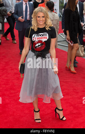 Danielle Armstrong assiste la premiere europeo di "PY" tenutasi presso l' Odeon Leicester Square Foto Stock