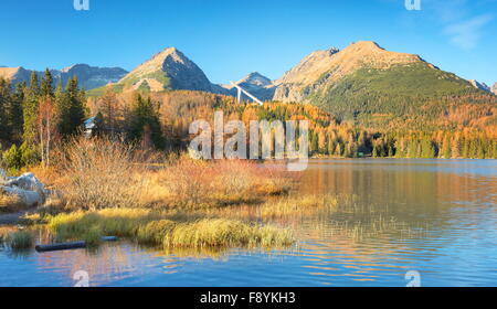 Strbske Pleso, Slovacchia, Monti Tatra Foto Stock