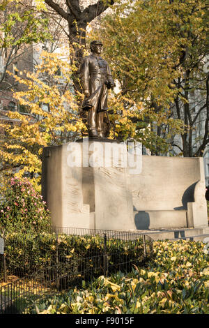 Farragut monumento, Madison Square Park, NYC Foto Stock